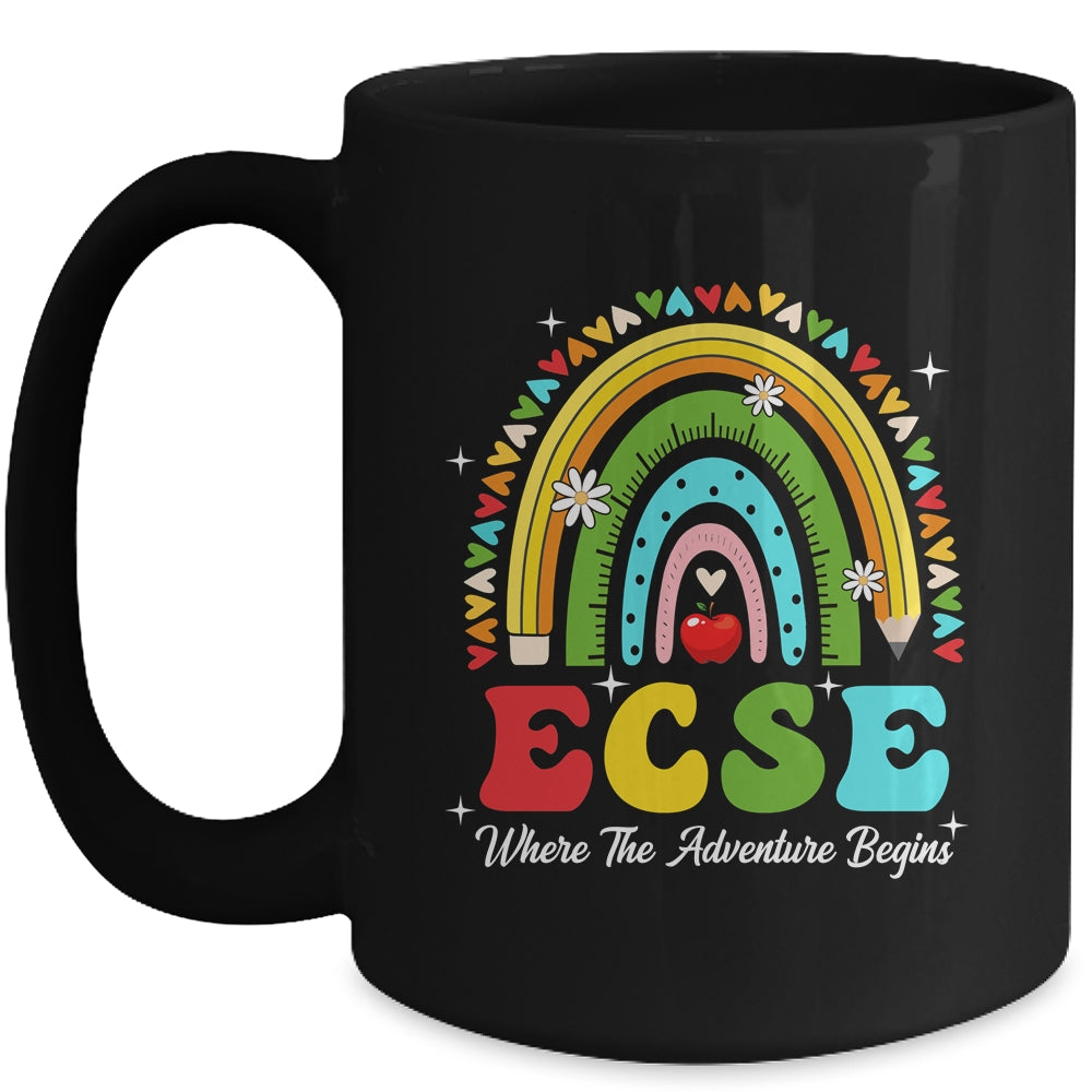 Early Childhood Special Education SPED ECSE Crew Groovy Cute Mug | siriusteestore