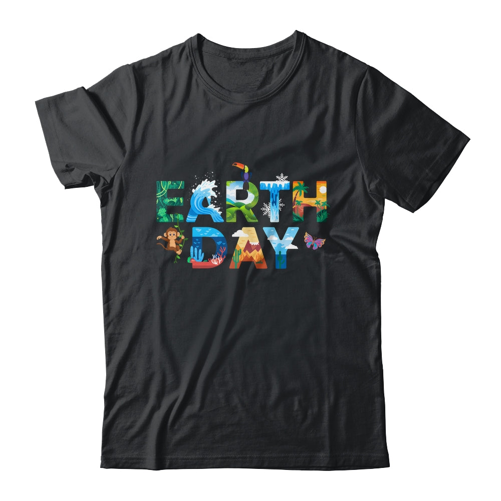 Earth Day 2025 Environmental Protection Save Tree Animals Shirt & Hoodie | siriusteestore