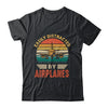 Easily Distracted By Airplanes Pilot Funny Aviation Shirt & Hoodie | siriusteestore