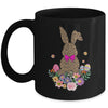 Easter Bunny Leopard Plaid Buffalo Rabbit Easter Day Mug | siriusteestore