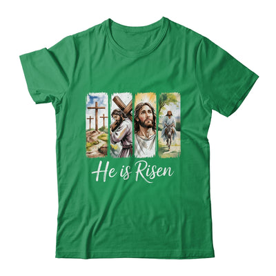 Easter Jesus He Is Risen 4 Scenes Christian Men Women Shirt & Hoodie | siriusteestore