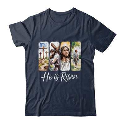 Easter Jesus He Is Risen 4 Scenes Christian Men Women Shirt & Hoodie | siriusteestore