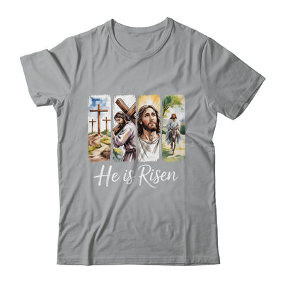 Easter Jesus He Is Risen 4 Scenes Christian Men Women Shirt & Hoodie | siriusteestore