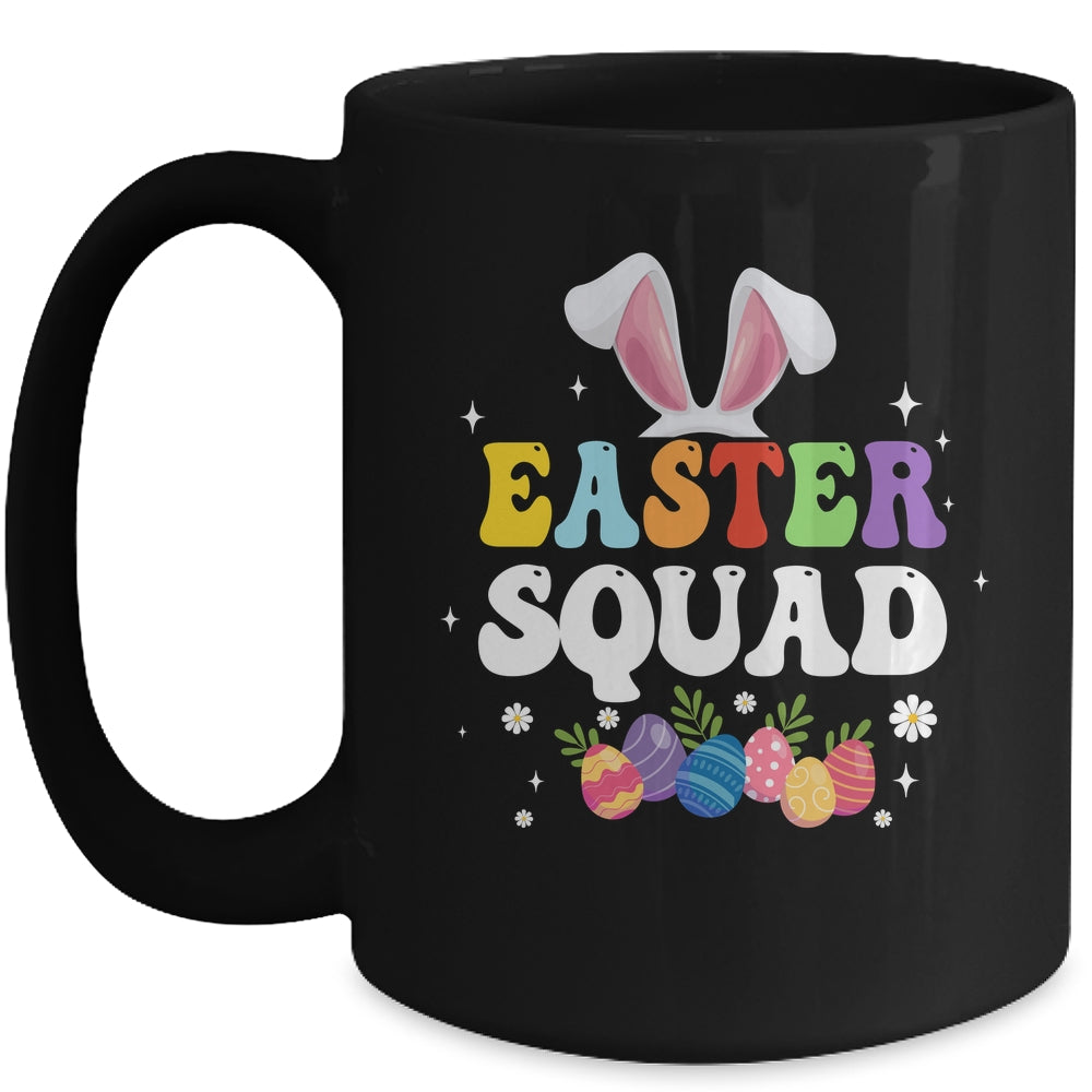 Easter Squad Family Matching Bunny Ears Egg Hunting Mug | siriusteestore