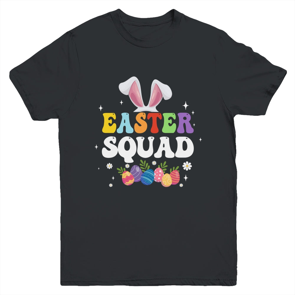 Easter Squad Family Matching Bunny Ears Egg Hunting Youth Shirt | siriusteestore