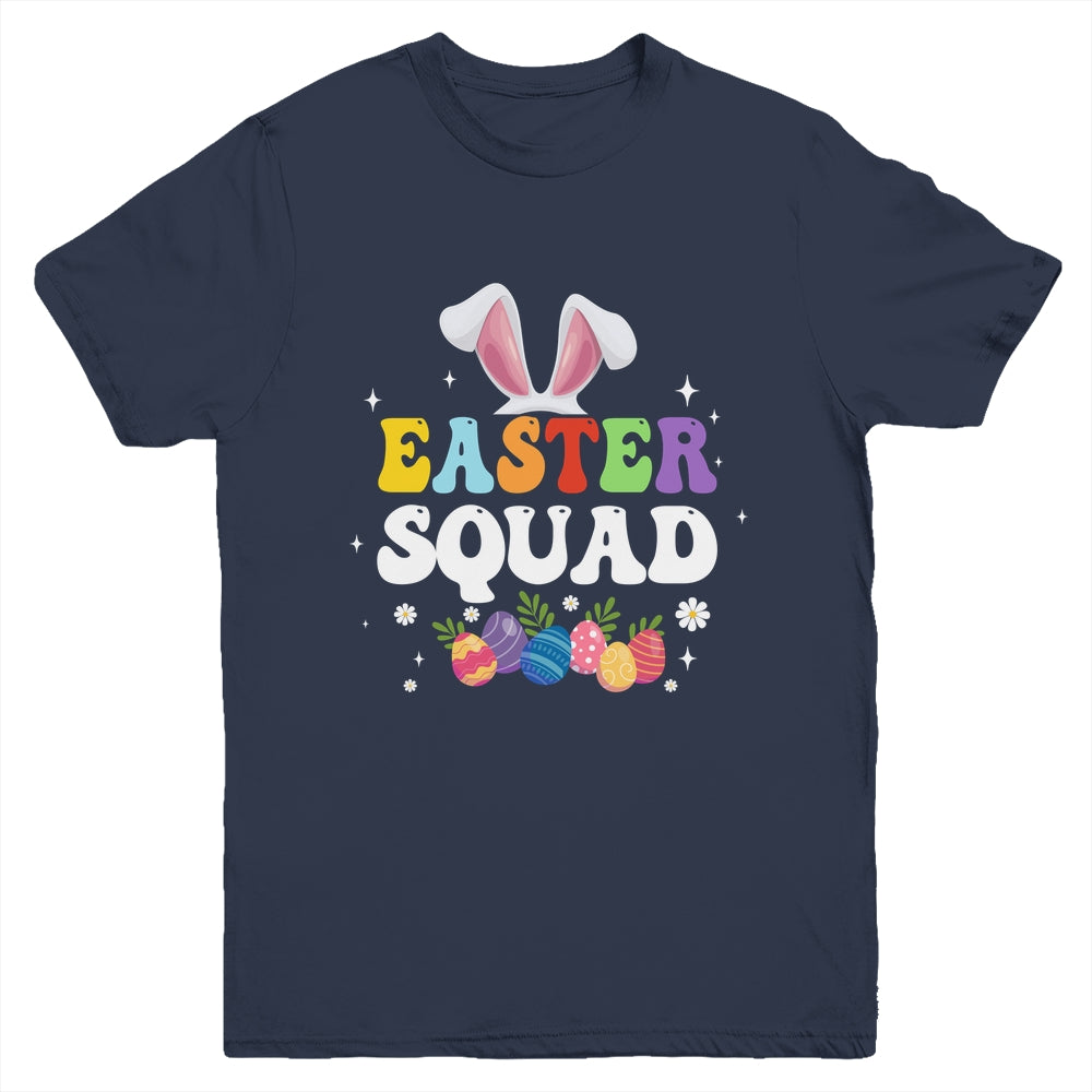 Easter Squad Family Matching Bunny Ears Egg Hunting Youth Shirt | siriusteestore