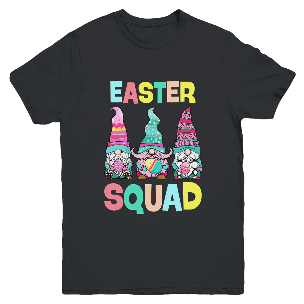 Easter Squad Teen Girls Boys Kids Cute Gnomes Easter Day Youth Shirt | siriusteestore