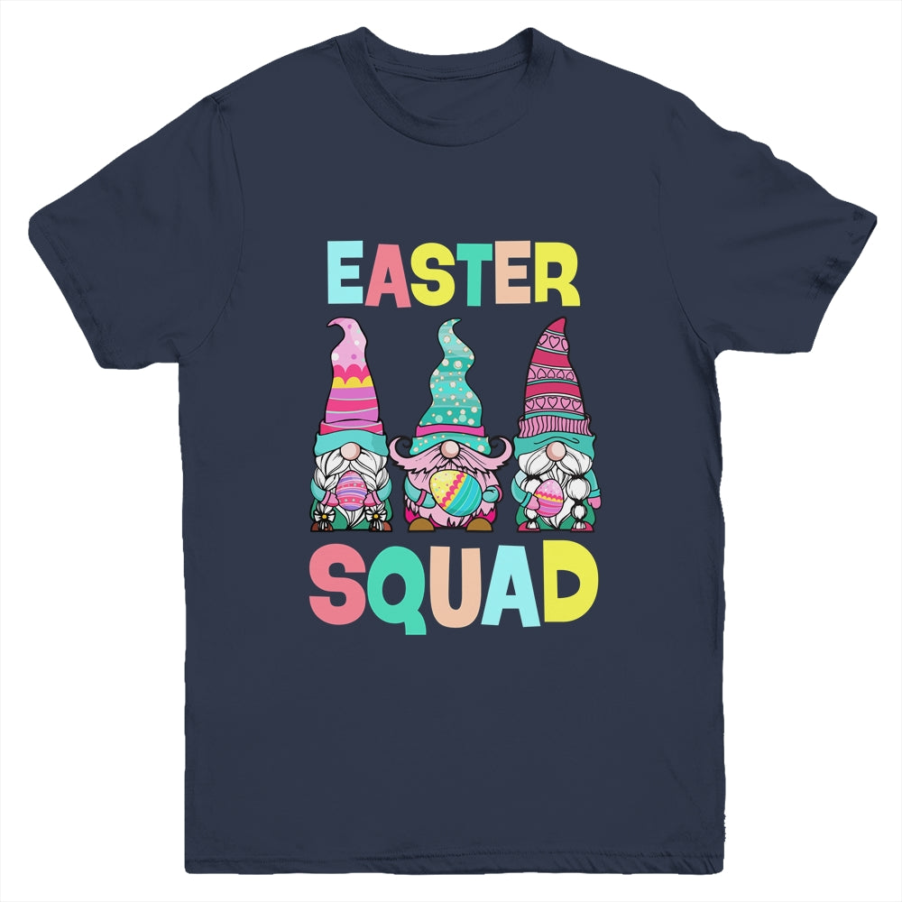Easter Squad Teen Girls Boys Kids Cute Gnomes Easter Day Youth Shirt | siriusteestore