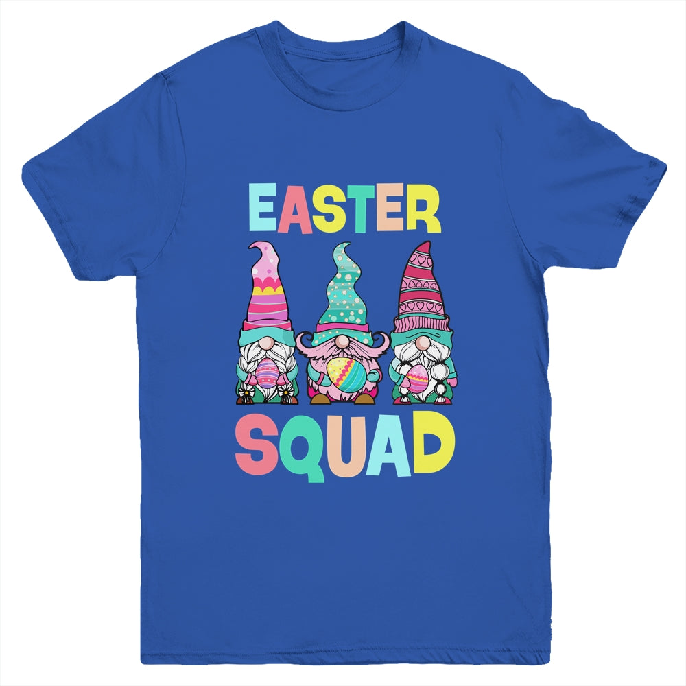 Easter Squad Teen Girls Boys Kids Cute Gnomes Easter Day Youth Shirt | siriusteestore