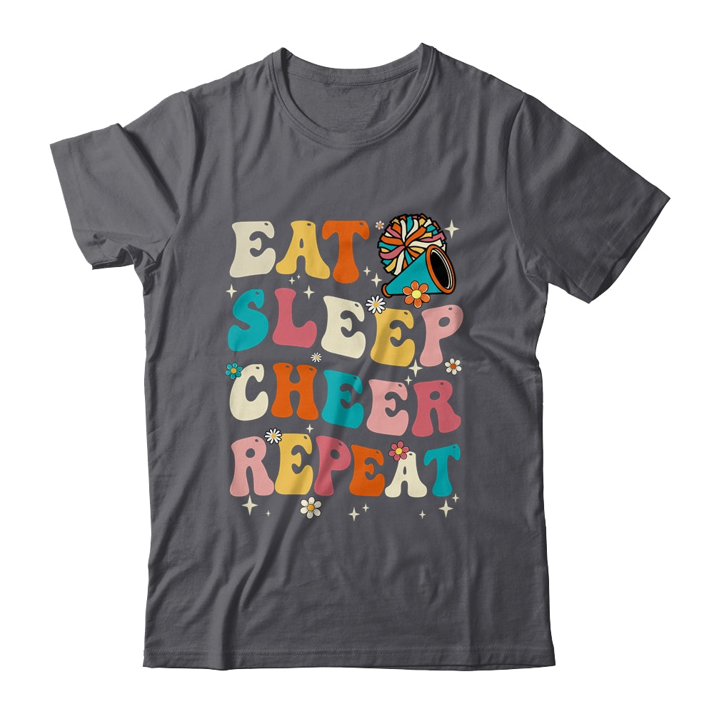 Eat Sleep Cheer Repeat Cheerleader Cheerleading Women Girls Shirt & Tank Top | siriusteestore