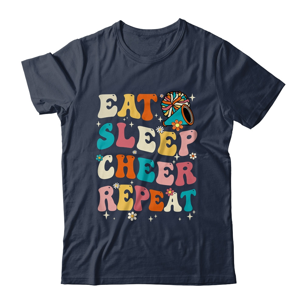 Eat Sleep Cheer Repeat Cheerleader Cheerleading Women Girls Shirt & Tank Top | siriusteestore