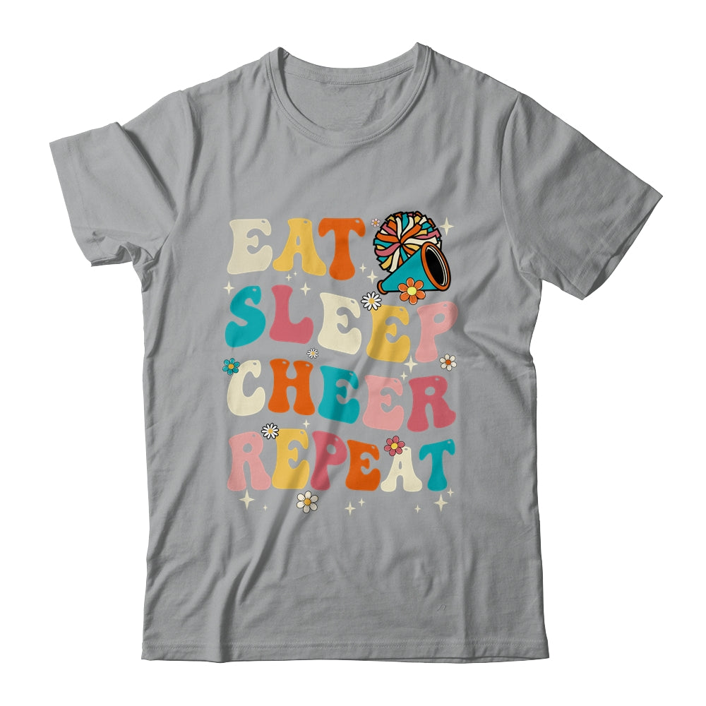 Eat Sleep Cheer Repeat Cheerleader Cheerleading Women Girls Shirt & Tank Top | siriusteestore