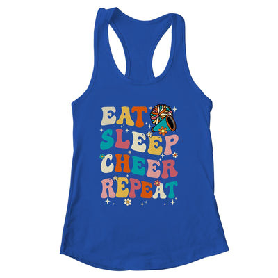 Eat Sleep Cheer Repeat Cheerleader Cheerleading Women Girls Shirt & Tank Top | siriusteestore