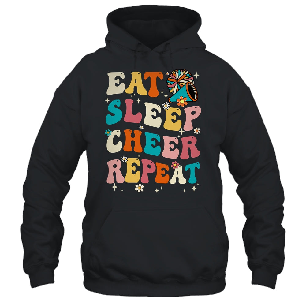 Eat Sleep Cheer Repeat Cheerleader Cheerleading Women Girls Shirt & Tank Top | siriusteestore