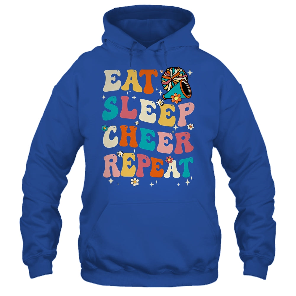Eat Sleep Cheer Repeat Cheerleader Cheerleading Women Girls Shirt & Tank Top | siriusteestore