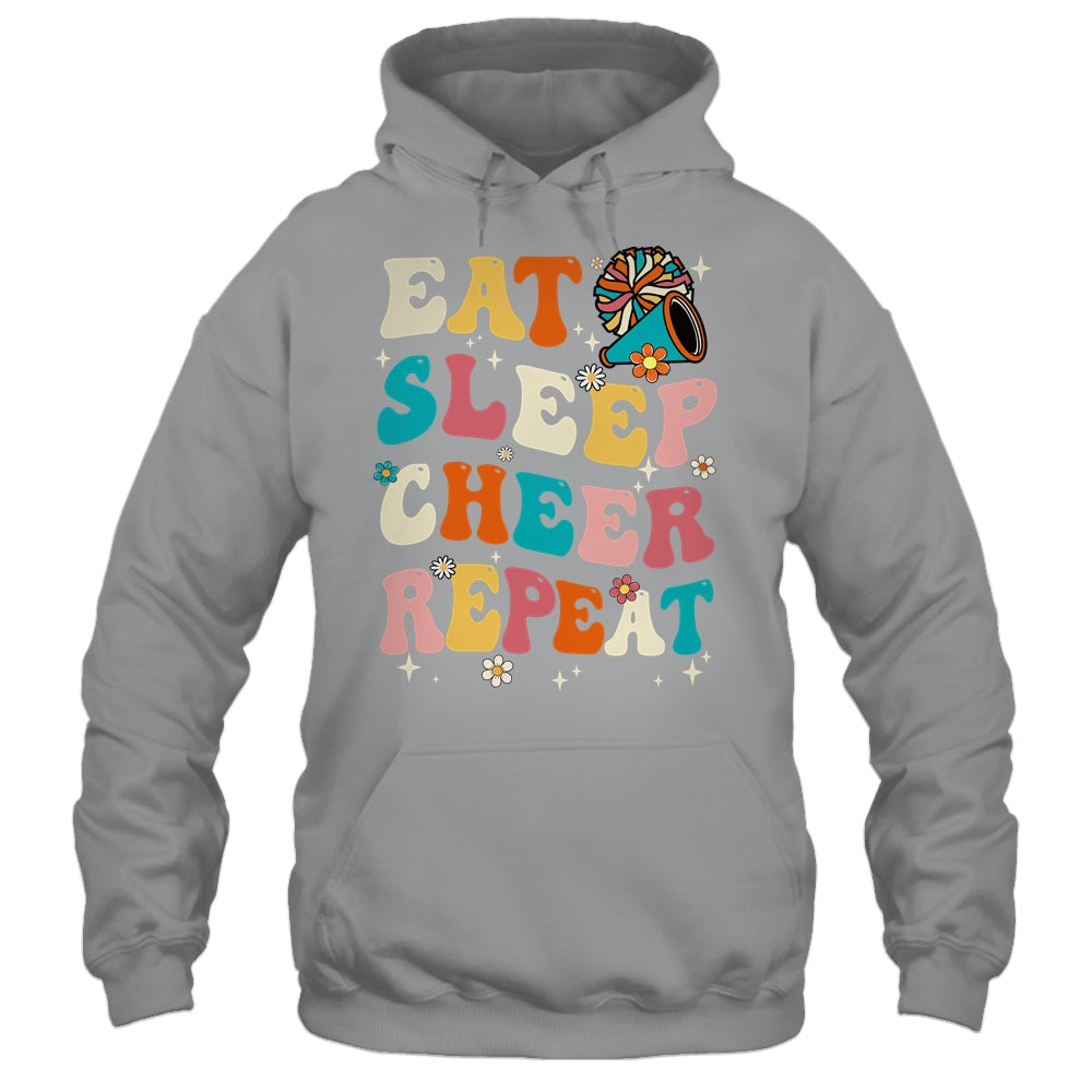 Eat Sleep Cheer Repeat Cheerleader Cheerleading Women Girls Shirt & Tank Top | siriusteestore