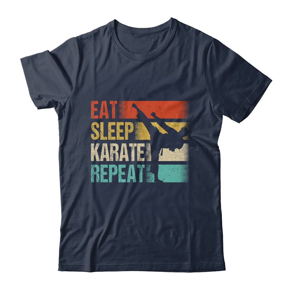 Eat Sleep Karate Repeat Karate For Men Women Vintage Shirt & Hoodie | siriusteestore