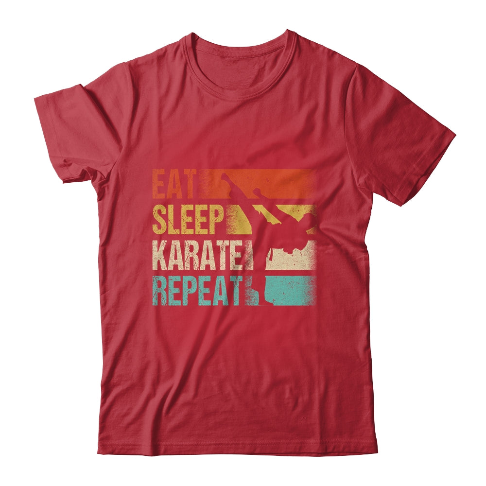 Eat Sleep Karate Repeat Karate For Men Women Vintage Shirt & Hoodie | siriusteestore