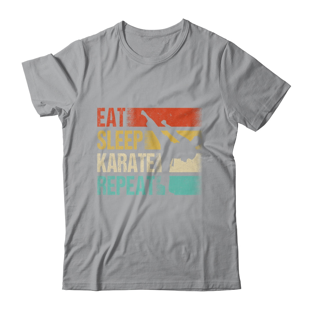 Eat Sleep Karate Repeat Karate For Men Women Vintage Shirt & Hoodie | siriusteestore