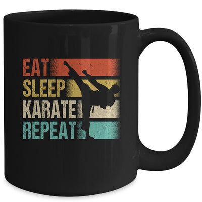 Eat Sleep Karate Repeat Karate For Men Women Vintage Mug | siriusteestore