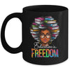 Education Is Freedom Black Teacher Books Black History Month Mug | siriusteestore