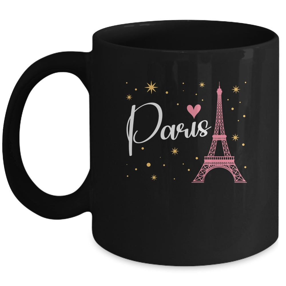 Eiffel Tower Paris Girls Guys Travel Holiday France Souvenir Mug | siriusteestore