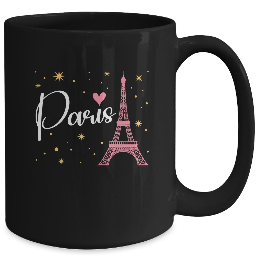 Eiffel Tower Paris Girls Guys Travel Holiday France Souvenir Mug | siriusteestore