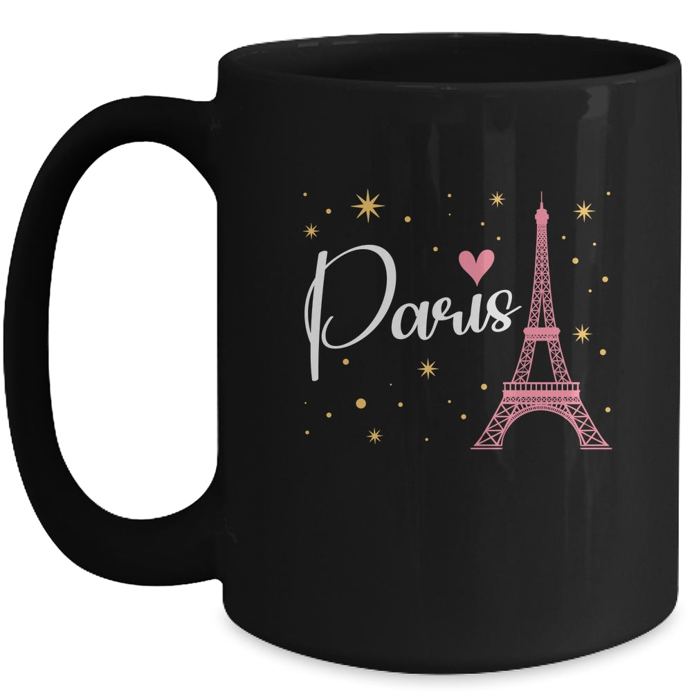Eiffel Tower Paris Girls Guys Travel Holiday France Souvenir Mug | siriusteestore