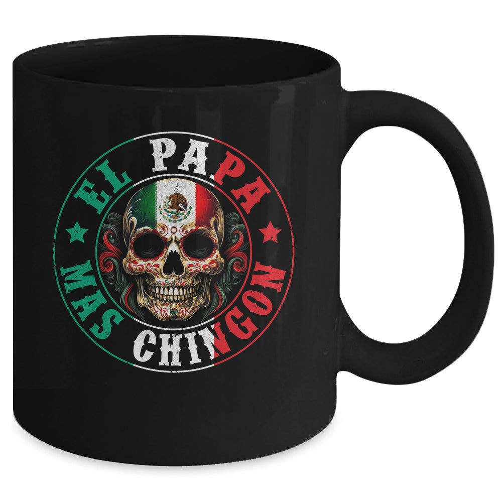 El Papa Mas Chingon Father's Day Funny Mexican Dad Spanish Mug | siriusteestore