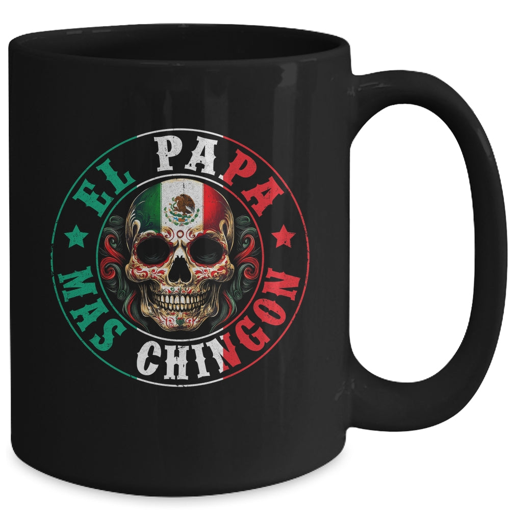 El Papa Mas Chingon Father's Day Funny Mexican Dad Spanish Mug | siriusteestore