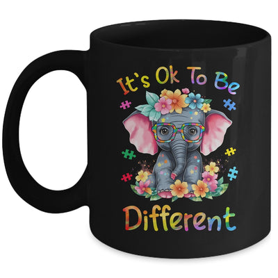 Elephant Autism Awareness It's Ok To Be Different Boys Kids Mug | siriusteestore