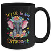 Elephant Autism Awareness It's Ok To Be Different Boys Kids Mug | siriusteestore