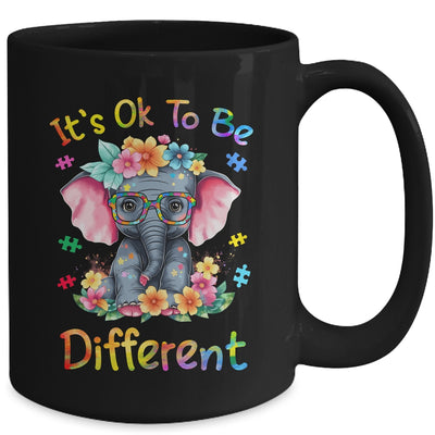 Elephant Autism Awareness It's Ok To Be Different Boys Kids Mug | siriusteestore