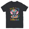 Elephant Autism Awareness It's Ok To Be Different Boys Kids Youth Shirt | siriusteestore