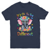 Elephant Autism Awareness It's Ok To Be Different Boys Kids Youth Shirt | siriusteestore
