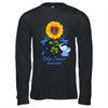 Elephant Blue Ribbon Colon Cancer Awareness Sunflower Shirt & Hoodie | siriusteestore
