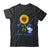 Elephant Blue Ribbon Diabetes Awareness Sunflower Shirt & Hoodie | siriusteestore