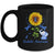 Elephant Blue Ribbon Diabetes Awareness Sunflower Mug | siriusteestore