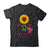 Elephant Burgundy Ribbon Multiple Myeloma Awareness Sunflower Shirt & Hoodie | siriusteestore