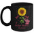 Elephant Burgundy Ribbon Multiple Myeloma Awareness Sunflower Mug | siriusteestore