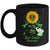 Elephant Green Ribbon Liver Cancer Awareness Sunflower Mug | siriusteestore