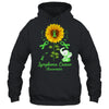 Elephant Green Ribbon Lymphoma Cancer Awareness Sunflower Shirt & Hoodie | siriusteestore