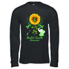 Elephant Green Ribbon Mental Health Awareness Sunflower Shirt & Hoodie | siriusteestore