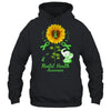Elephant Green Ribbon Mental Health Awareness Sunflower Shirt & Hoodie | siriusteestore