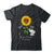 Elephant Grey Ribbon Brain Cancer Awareness Sunflower Shirt & Hoodie | siriusteestore