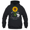Elephant Grey Ribbon Parkinson's Disease Awareness Sunflower Shirt & Hoodie | siriusteestore