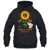 Elephant Orange Ribbon Leukemia Cancer Awareness Sunflower Shirt & Hoodie | siriusteestore