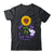 Elephant Purple Ribbon Cystic Fibrosis Awareness Sunflower Shirt & Hoodie | siriusteestore