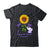 Elephant Purple Ribbon Pancreatic Cancer Awareness Sunflower Shirt & Hoodie | siriusteestore