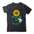 Elephant Turquoise Ribbon Dysautonomia Awareness Sunflower Shirt & Hoodie | siriusteestore